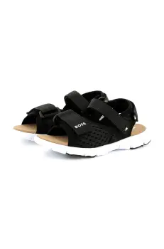 BOSS sandale copii culoarea negru, J51654 imagine
