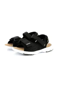 BOSS sandale copii culoarea negru, J51654 imagine