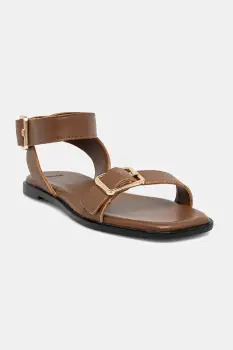 BOSS sandale de femei din piele Charlize imagine