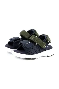 BOSS sandale pentru copii culoarea albastru marin, J52159 imagine