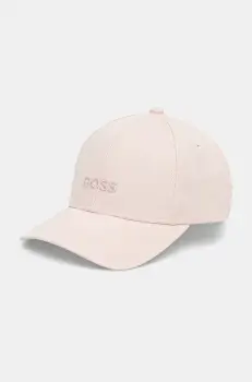 BOSS sapca de baseball din bumbac culoarea negru, cu imprimeu, 50519889 imagine