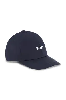 BOSS sapca de baseball pentru copii culoarea albastru marin, neted, J51685 imagine