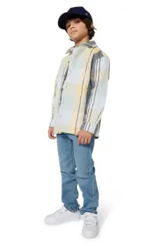 BOSS sapca din bumbac pentru copii culoarea bleumarin, J52628 imagine