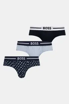 BOSS slip 3-pack barbati, culoarea albastru marin, 50531706 imagine