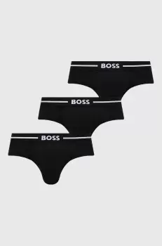BOSS slip 3-pack barbati, culoarea negru imagine