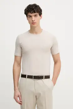 BOSS tricou barbatesc din bumbac TShirtRN 3P Classic pachet de 3 imagine