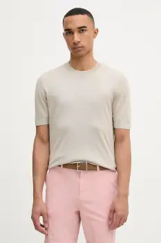 BOSS tricou barbatesc din lana H-Umauro imagine