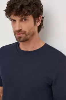 BOSS tricou barbati, culoarea bej, neted imagine