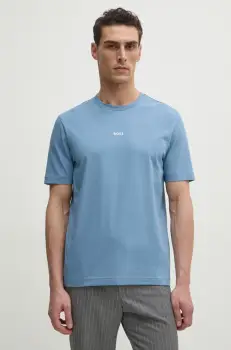 BOSS tricou BOSS ORANGE barbati, neted, 50473278 imagine