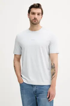 BOSS tricou BOSS ORANGE culoarea gri, uni, 50473278 imagine