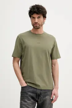 BOSS tricou BOSS ORANGE culoarea violet, cu imprimeu, 50473278 imagine