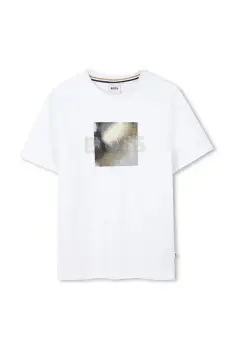 BOSS tricou de bumbac pentru copii imagine