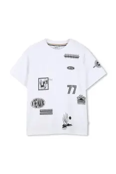 BOSS tricou de bumbac pentru copii imagine