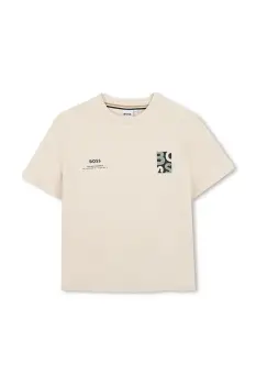 BOSS tricou de bumbac pentru copii imagine