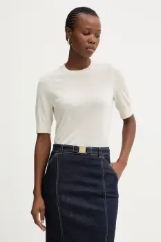 BOSS tricou de lana Farbella imagine