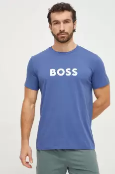 BOSS tricou din bumbac barbati, cu imprimeu imagine