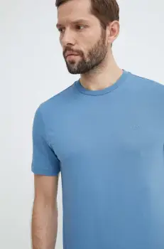 BOSS tricou din bumbac barbati, neted imagine