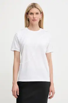 BOSS tricou din bumbac culoarea alb, 50545660 imagine