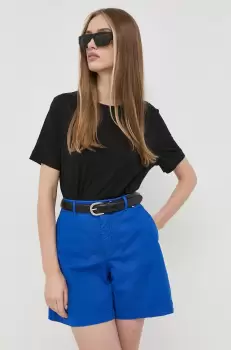 BOSS tricou din bumbac culoarea negru imagine