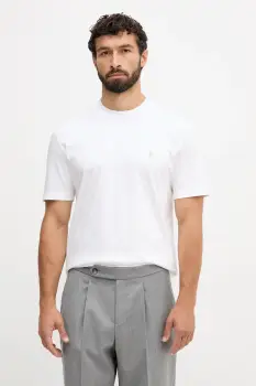 BOSS tricou din bumbac culoarea negru, uni, 50520298 imagine