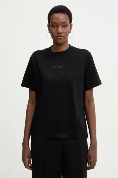 BOSS tricou din bumbac Eharpa3 culoarea negru, 50563283 imagine