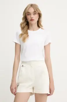 BOSS tricou din bumbac femei, culoarea alb, 50537598 imagine