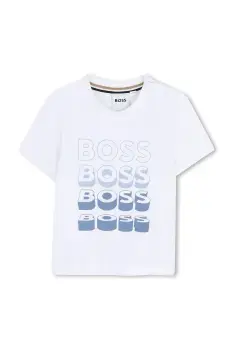 BOSS tricou din bumbac pentru bebelusi imagine