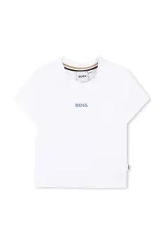 BOSS tricou din bumbac pentru bebelusi imagine
