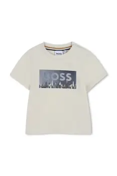 BOSS tricou din bumbac pentru bebelusi imagine