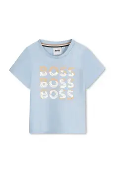 BOSS tricou din bumbac pentru bebelusi cu imprimeu, J52113 imagine