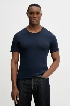 BOSS tricou din bumbac TShirtRN 3P Classic 3-pack imagine