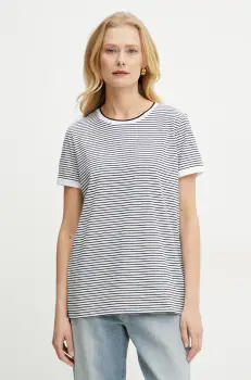 BOSS tricou femei, culoarea alb, 50454484 imagine