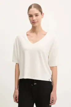 BOSS tricou femei, culoarea alb, 50535723 imagine