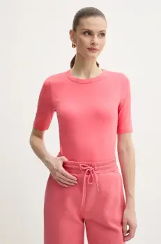 BOSS tricou femei, culoarea roz imagine