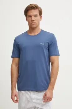 BOSS tricou lounge culoarea gri, melanj, 50515312 imagine