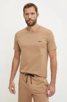 BOSS tricou lounge culoarea gri, melanj, 50515312 imagine