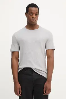 BOSS tricou lounge culoarea gri, uni, 50509328 imagine