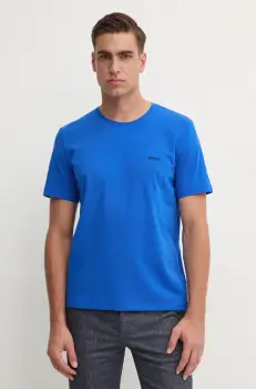 BOSS tricou lounge culoarea turcoaz, melanj, 50515312 imagine