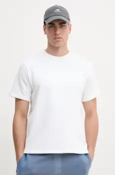 BOSS tricou lounge din bumbac barbati, culoarea alb, cu imprimeu, 50540519 imagine