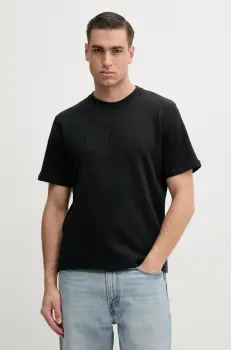 BOSS tricou lounge din bumbac barbati, culoarea negru, cu imprimeu, 50540519 imagine