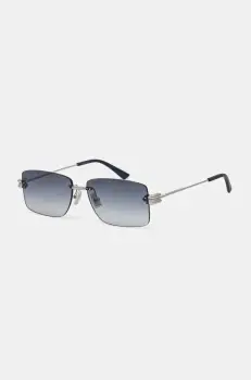 Bottega Veneta ochelari de soare barbati, culoarea argintiu, BV1126S imagine