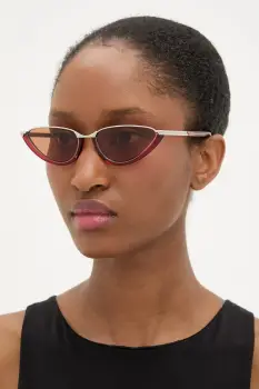 Bottega Veneta ochelari de soare culoarea rosu, BV1346S imagine