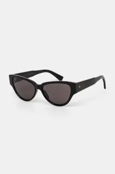 Bottega Veneta ochelari de soare femei, culoarea negru, BV1319S imagine
