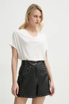 Bruuns Bazaar bluza femei, culoarea alb, neted, BBW4362 imagine