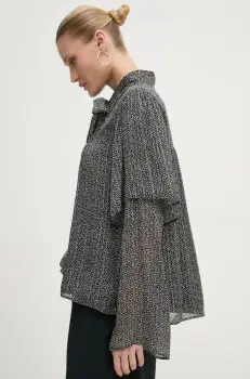 Bruuns Bazaar bluza femei, culoarea negru, modelator, BBW4292 imagine