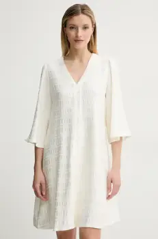 Bruuns Bazaar rochie culoarea bej, mini, drept, BBW4580 imagine