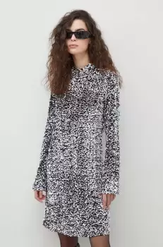 Bruuns Bazaar rochie culoarea negru, mini, drept imagine