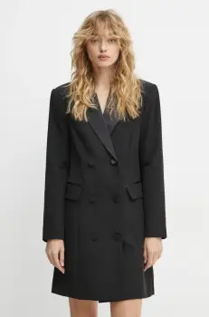 Bruuns Bazaar rochie culoarea negru, mini, drept, BBW4322 imagine