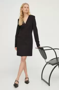 Bruuns Bazaar rochie culoarea negru, mini, evazati imagine