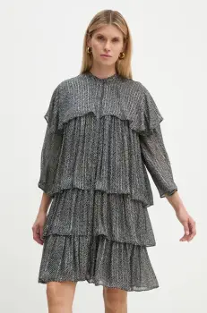 Bruuns Bazaar rochie culoarea negru, mini, evazati, BBW4293 imagine